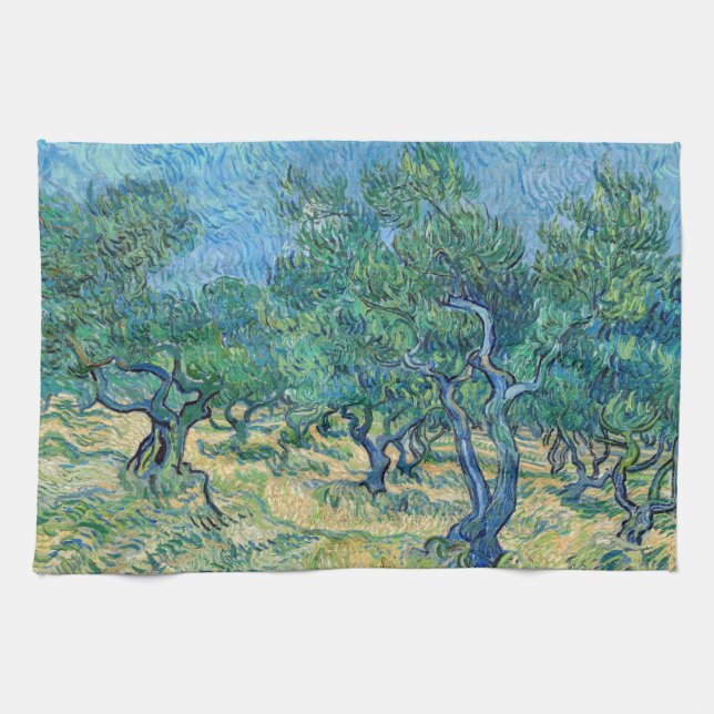 Vincent van Gogh - Olive Grove Kitchen Towel (Horizontal)