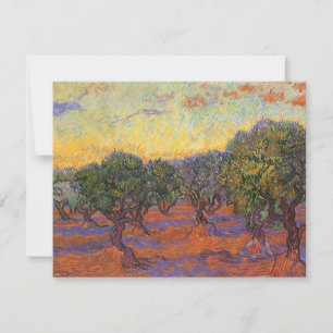 Vincent van Gogh - Olive Grove, Orange Sky