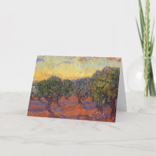Vincent van Gogh - Olive Grove, Orange Sky Card