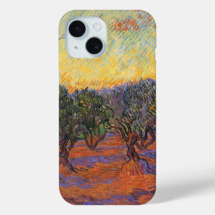 Vincent van Gogh - Olive Grove, Orange Sky iPhone 15 Case