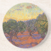 Vincent van Gogh - Olive Grove, Orange Sky