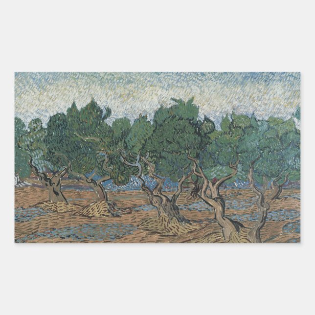 Vincent van Gogh - Olive Grove Sticker (Front)