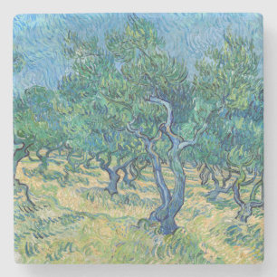 Vincent van Gogh - Olive Grove Stone Coaster