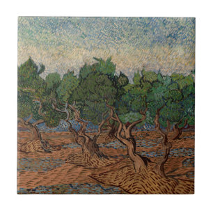 Vincent van Gogh - Olive Grove Tile