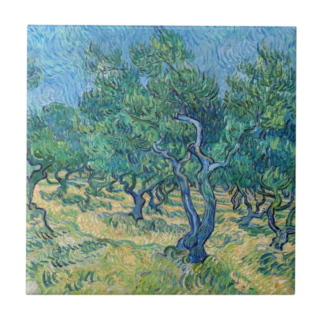 Vincent van Gogh - Olive Grove Tile (Front)