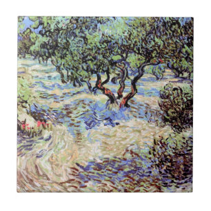 Vincent Van Gogh - Olive Orchard Fine Art Tile