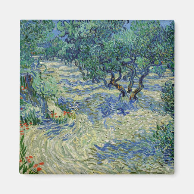 Vincent van Gogh - Olive Orchard Magnet (Front)