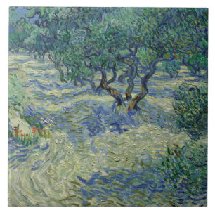 Vincent van Gogh - Olive Orchard Tile