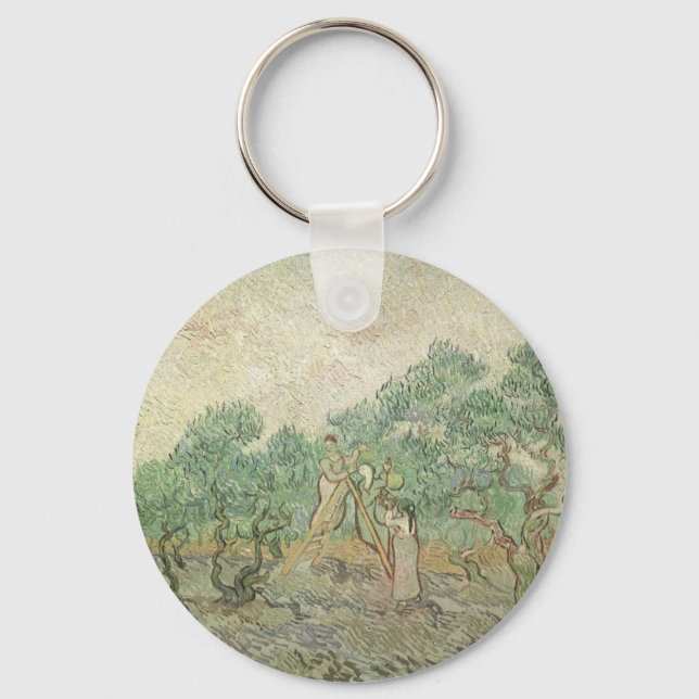 Vincent van Gogh - Olive Picking Keychain (Front)