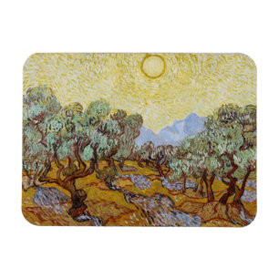 Vincent van Gogh   Olive Trees, 1889 Magnet