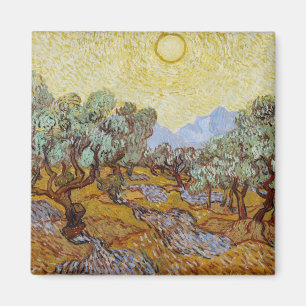 Vincent van Gogh   Olive Trees, 1889 Magnet