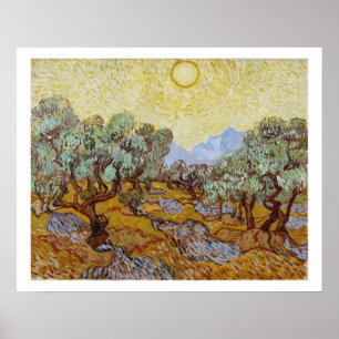Vincent van Gogh   Olive Trees, 1889 Poster