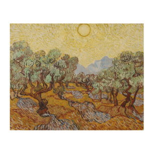 Vincent van Gogh   Olive Trees, 1889 Wood Wall Art