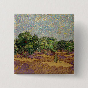 Vincent van Gogh - Olive Trees 2 Inch Square Button