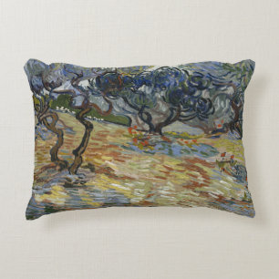 Vincent van Gogh - Olive Trees Accent Pillow
