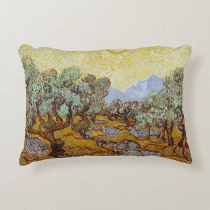 Vincent van Gogh - Olive Trees Decorative Pillow