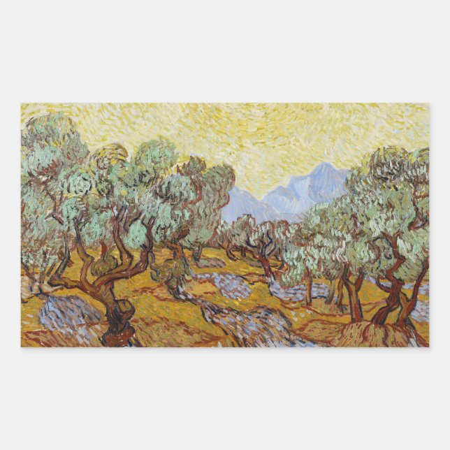 Vincent van Gogh - Olive Trees Sticker (Front)
