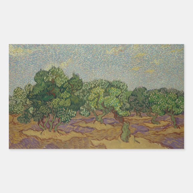 Vincent van Gogh - Olive Trees Sticker (Front)
