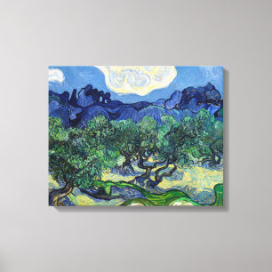 Vincent van Gogh - Olive Trees with the Alpilles Canvas Print