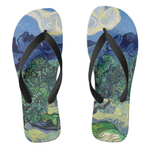 Vincent van Gogh - Olive Trees with the Alpilles Flip Flops