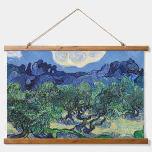 Vincent van Gogh - Olive Trees with the Alpilles Hanging Tapestry