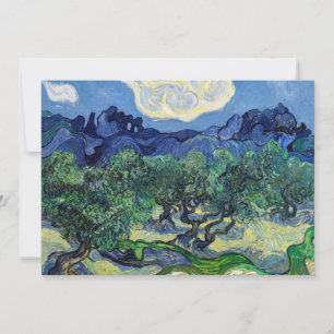 Vincent van Gogh - Olive Trees with the Alpilles Invitation