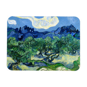 Vincent Van Gogh, Olive Trees with the Alpilles Magnet