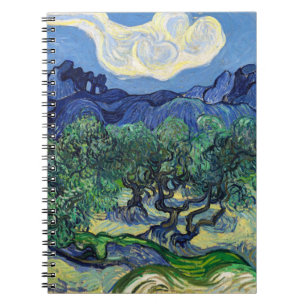 Vincent van Gogh - Olive Trees with the Alpilles Notebook