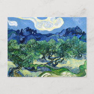 Vincent Van Gogh, Olive Trees with the Alpilles Postcard