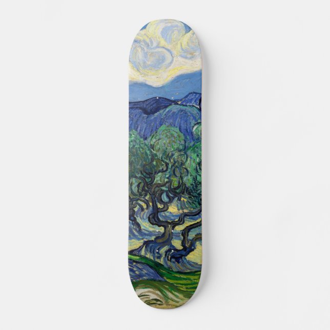 Vincent van Gogh - Olive Trees with the Alpilles Skateboard (Front)