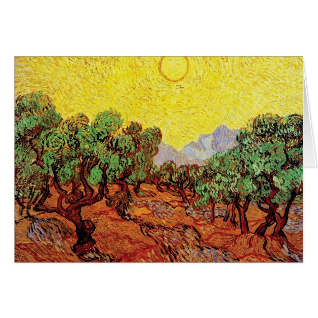 Vincent Van Gogh - Olive Trees With Yellow Sky (Front Horizontal)