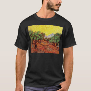 Vincent Van Gogh - Olive Trees With Yellow Sky T-Shirt