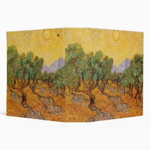 Vincent van Gogh - Olive Trees, Yellow Sky and Sun Binder