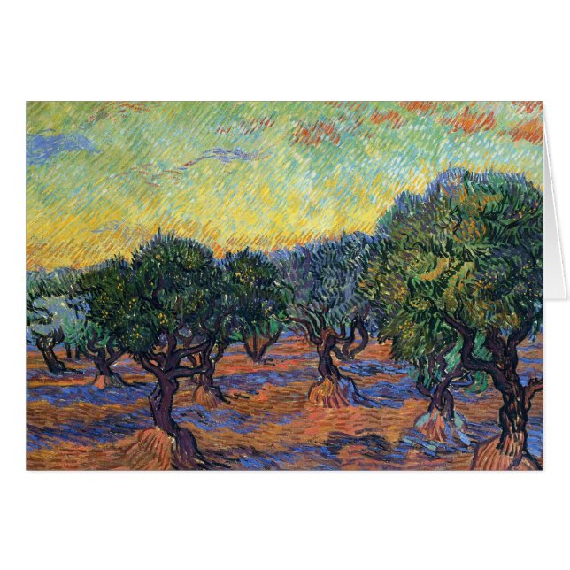 Vincent Van Gogh Oliveraie Impressionnisme Art (Devant horizontal)