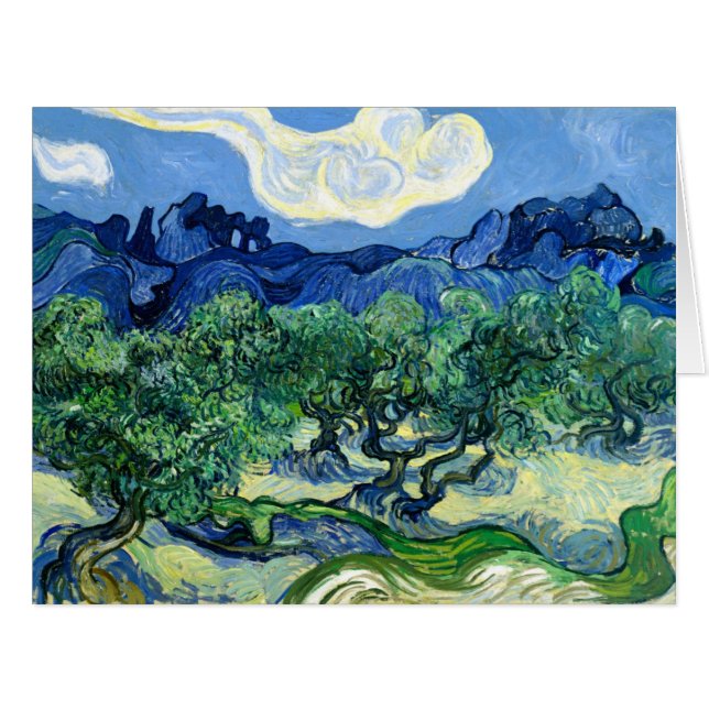 Vincent Van Gogh, Oliviers aux Alpilles (Devant horizontal)