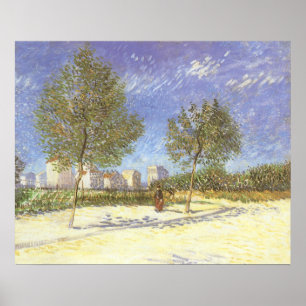 Vincent van Gogh - On the Outskirts of Paris Poster