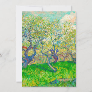 Vincent van Gogh Orchard in Blossom Invitation