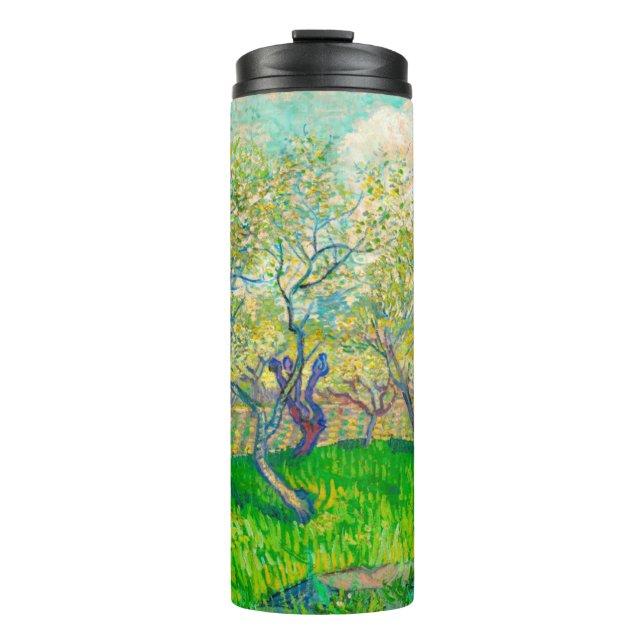 Vincent van Gogh Orchard in Blossom Thermal Tumbler (Front)