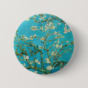 Vincent Van Gogh painting Almond Blossoms 2 Inch Round Button
