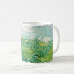 Vincent Van Gogh painting Green wheat field  Coffee Mug
