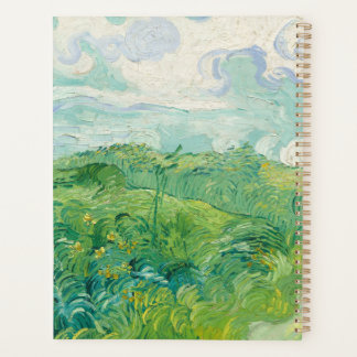 Vincent Van Gogh painting Green wheat field Planner