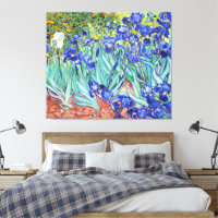 Vincent Van Gogh painting Irises