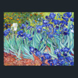 Vincent Van Gogh painting Irises Poster<br><div class="desc">Irises is one of several paintings of irises by the Dutch artist Vincent van Gogh (1889). The painting is one of his most renowned works.</div>