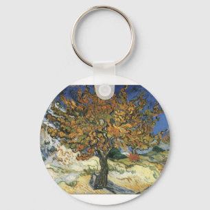 Vincent Van Gogh Painting: Van Gogh Mulberry Tree Keychain