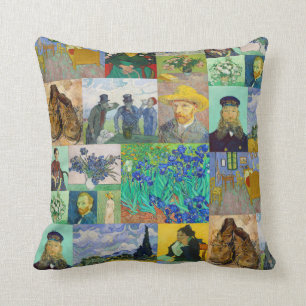 Vincent van Gogh Paintings Throw Pillow