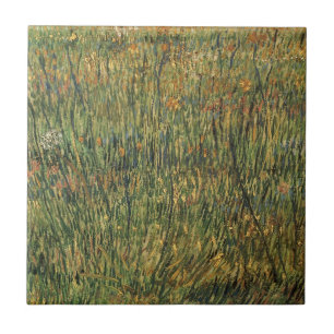 Vincent van Gogh - Pasture in Bloom Tile
