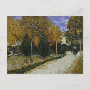 Vincent van Gogh Path in the Park at Arles, 1888 Postcard
