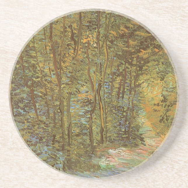 Vincent van Gogh - Path in the Woods Coaster (Front)
