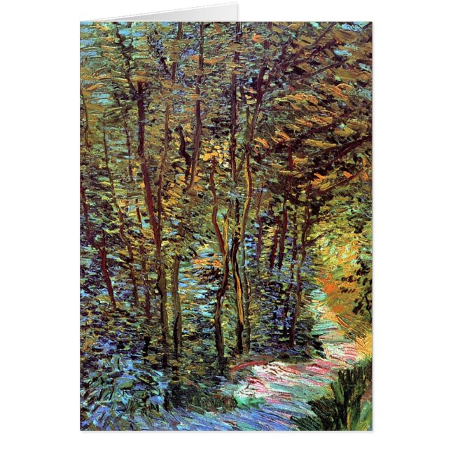 Vincent Van Gogh - Path In The Woods Fine Art (Front)