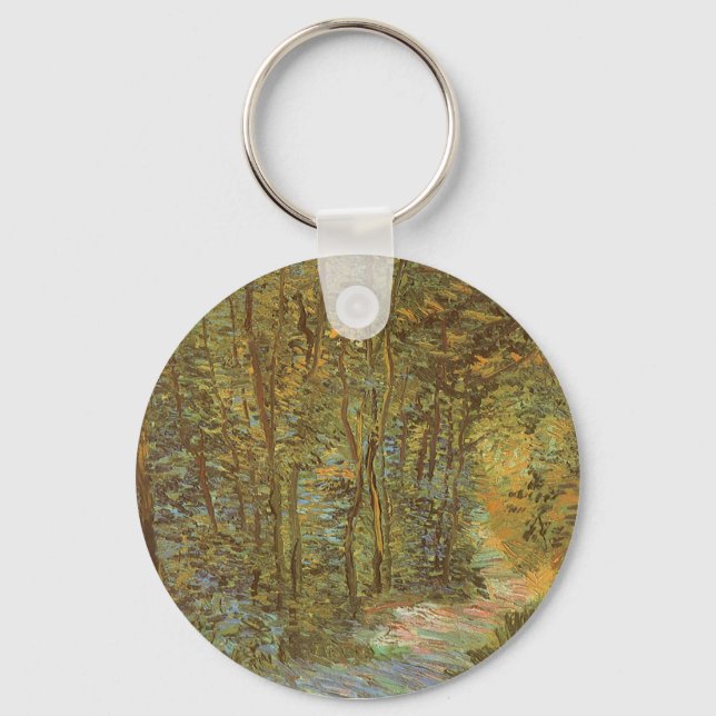 Vincent van Gogh - Path in the Woods Keychain (Front)